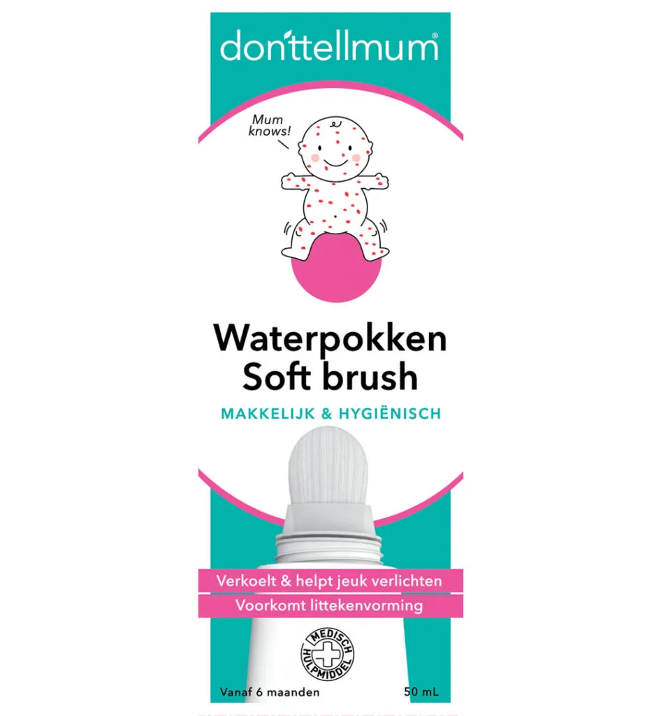 Donttellmum Waterpokken soft brush (50 ml)
