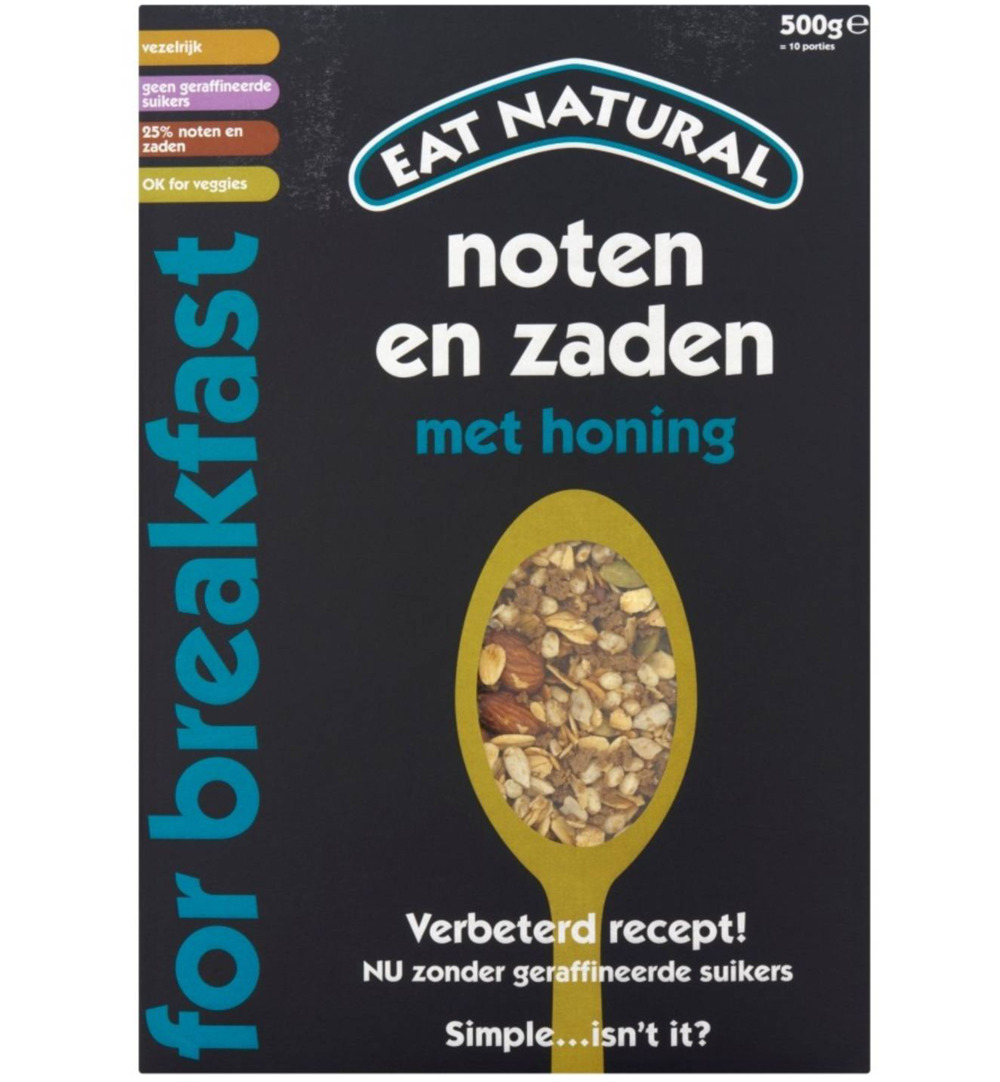 Eat Natural Breakfast Noten & Zaden (500 gr)