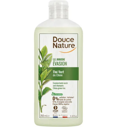 Douce Nature Douchegel & shampoo ontspannend bio (250 ml)