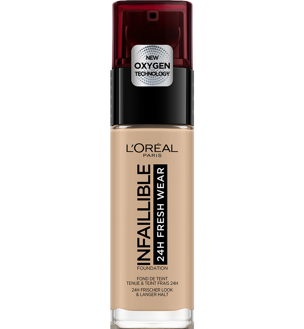 L'Oréal Infallible foundation 145 beige rose (1 stuk)