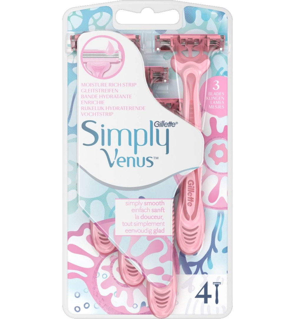 Gillette Venus simply wegwerpmesjes (4 stuks)
