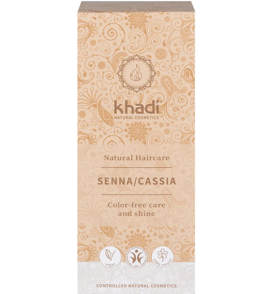 Khadi Haarkleur senna/cassia natural (100 gr)