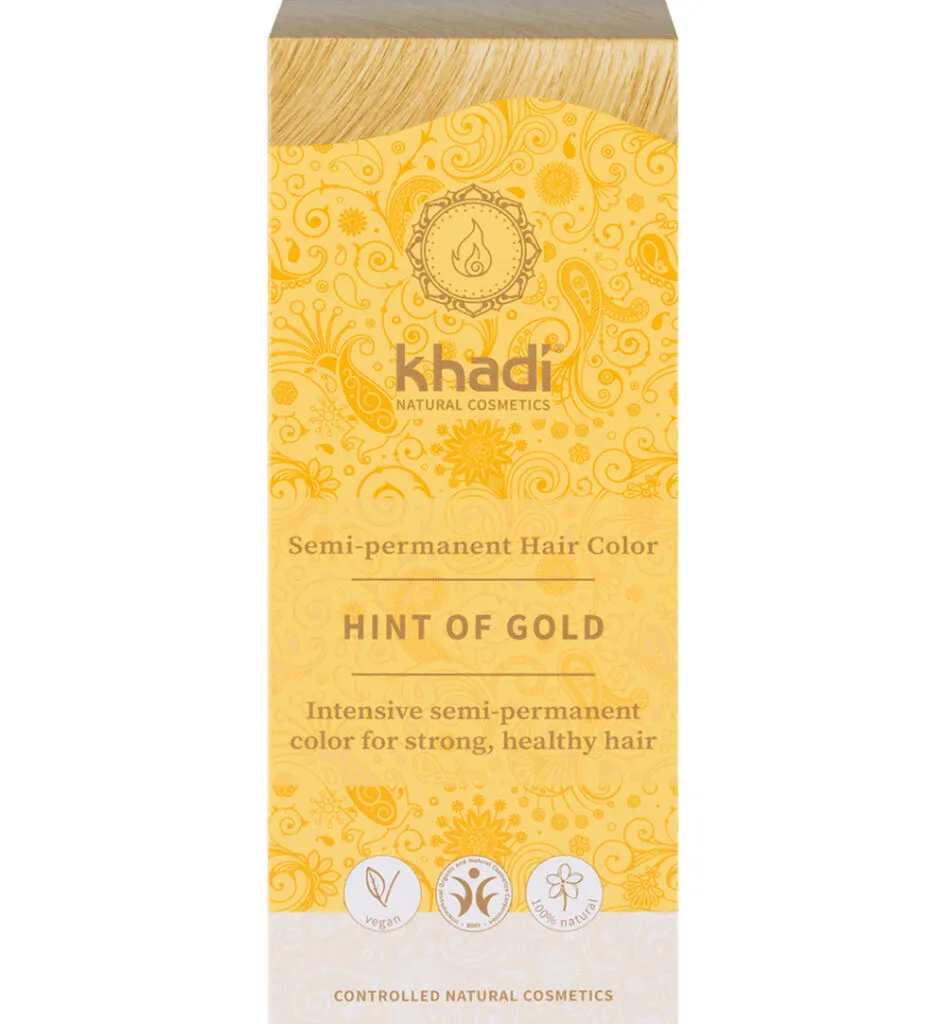Khadi Haarkleur golden hint (100 gr)
