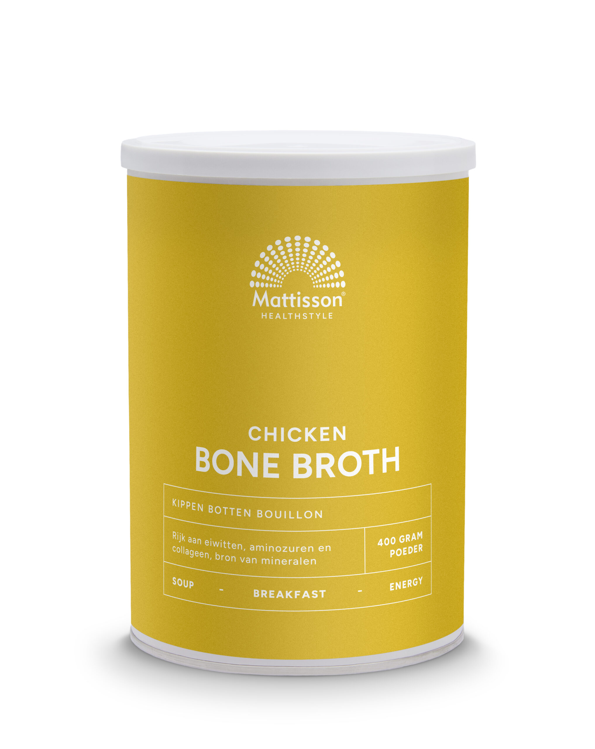 Mattisson Chicken Bone Broth - Botten Bouillon Kip (400 gr)