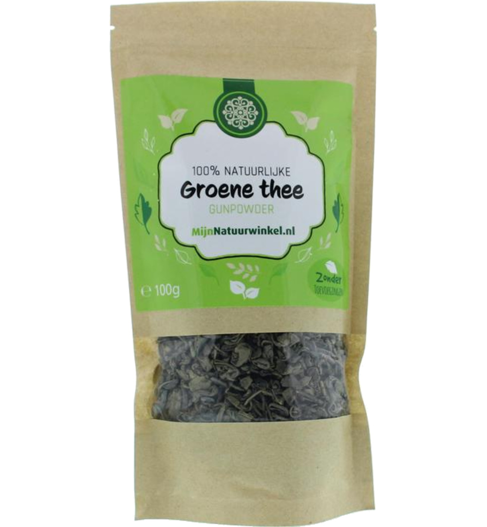 Mijnnatuurwinkelgroene Thee Gunpowder (100 gr)