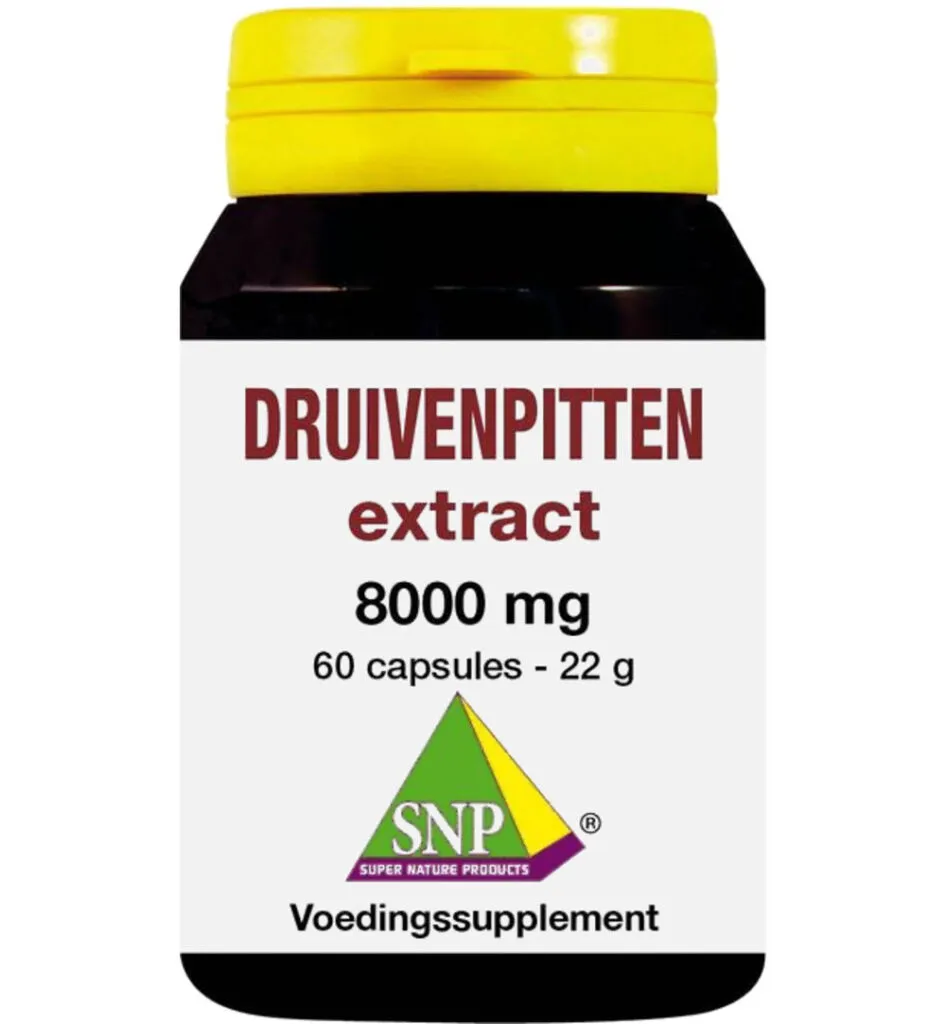 Snp Druivenpitten zaad extract 8000 mg (60 capsules)