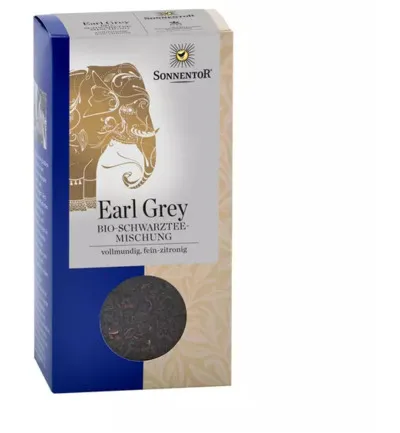 Sonnentor Earlgrey Zwarte Thee Los Bio (90 gr)
