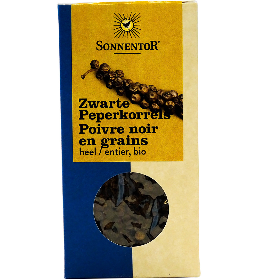 Sonnentor Peperkorrels zwart bio (55 gr)
