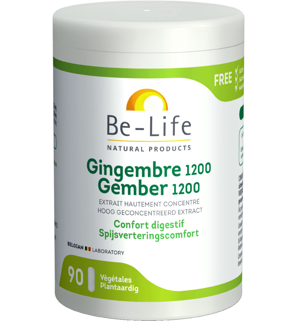 Be-Life Gember 1200 bio (90 vega capsules)