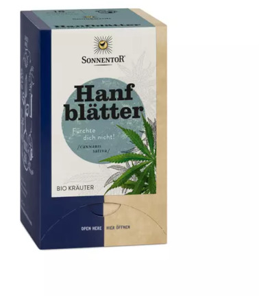 Sonnentor Hennepblad Thee Bio (18 stuks)