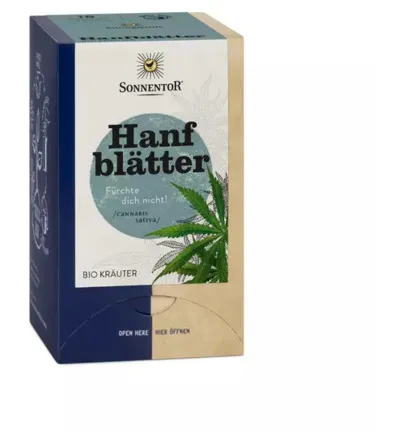 Sonnentor Hennepblad Thee Bio (18 stuks)