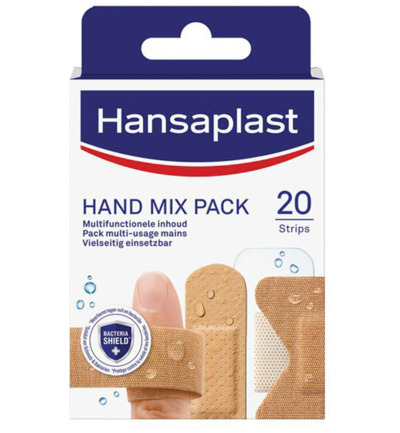 Hansaplast Hand mix pack pleisters (20 stuks)