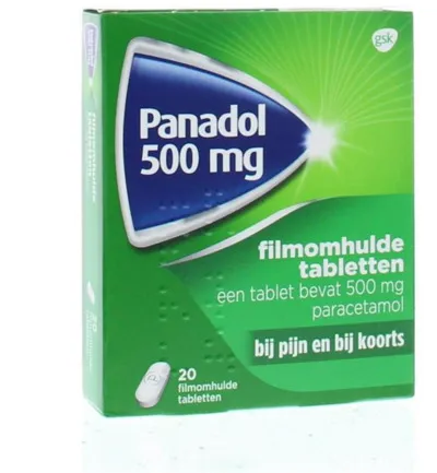 Panadol Glad 500 mg (20 tabletten)