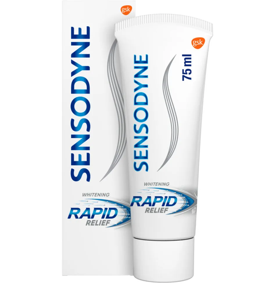 Sensodyne Tandpasta rapid relief whitening (75 ml)