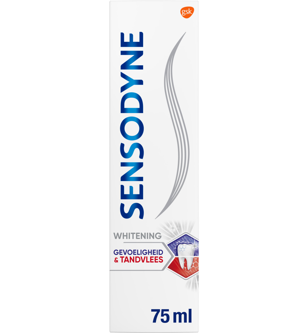 Sensodyne Tandpasta sensitivity & gum whitening (75 ml) - image 2