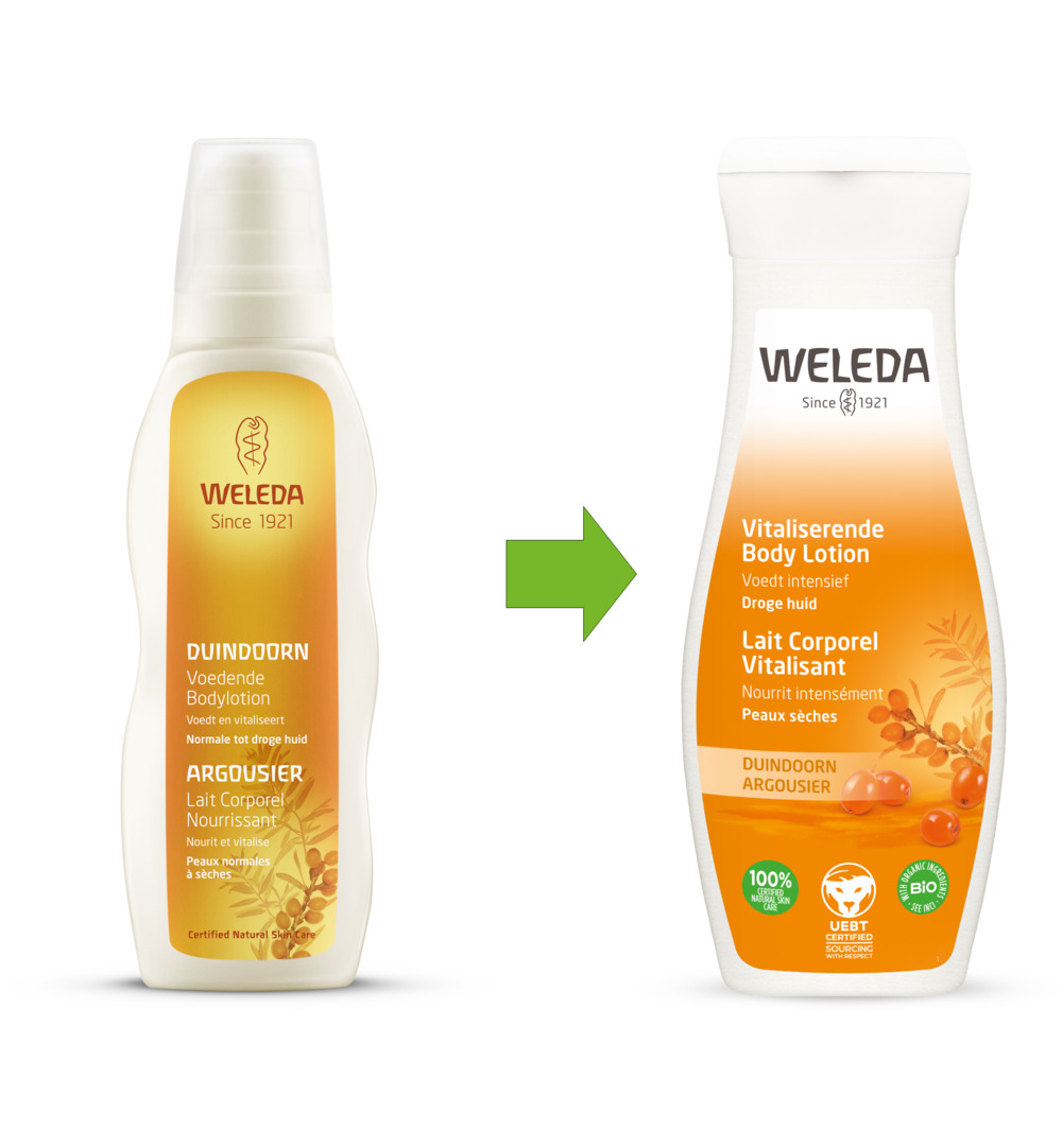 WELEDA Duindoorn vitaliserende bodylotion (200 ml)