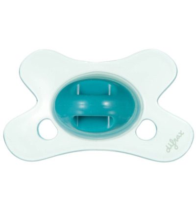 Difrax Fopspeen natural 0-6 maanden ocean (1 stuk)