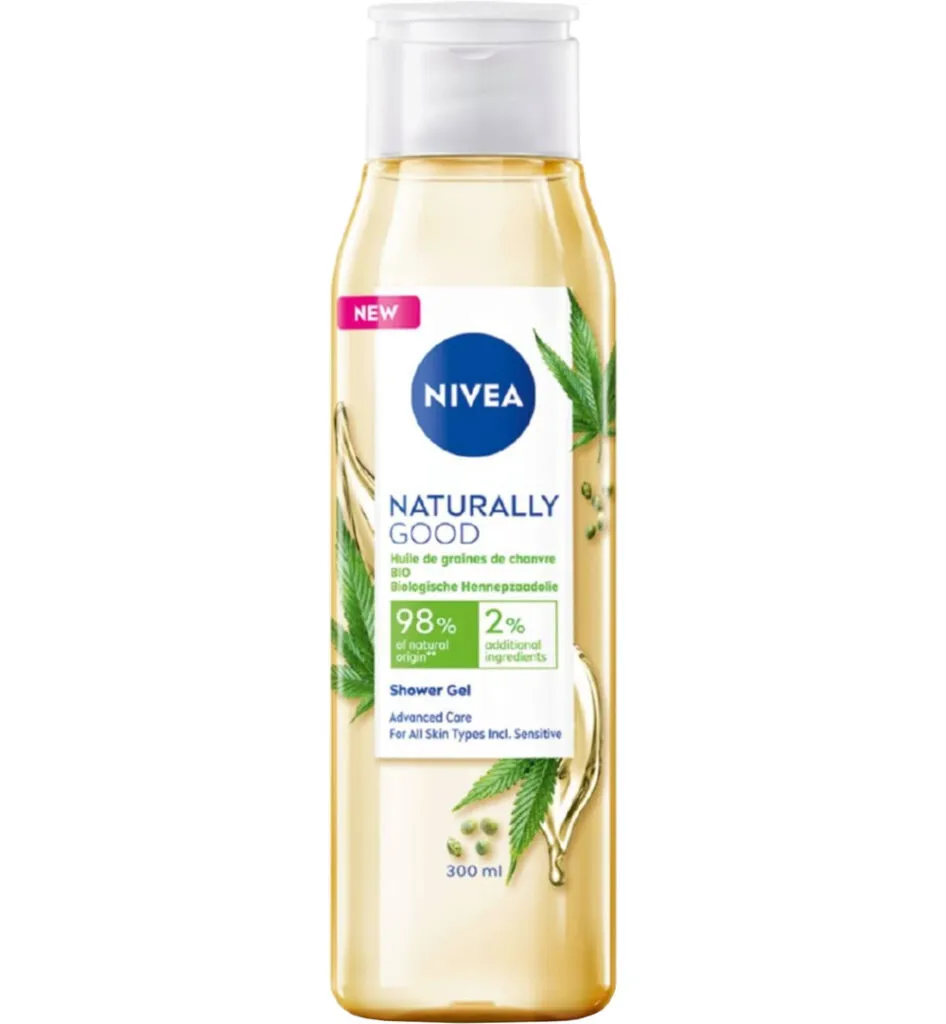 Nivea Naturally good douchegel hemp (300 ml)