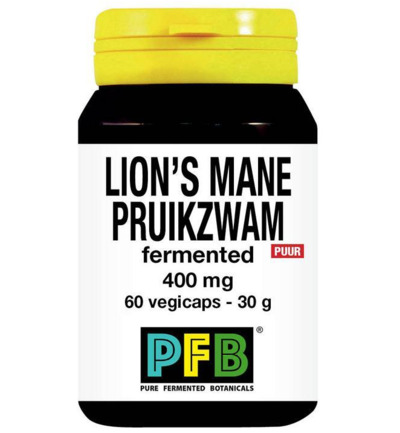 Snp Lions mane ferment 400 mg puur (60 vega capsules)