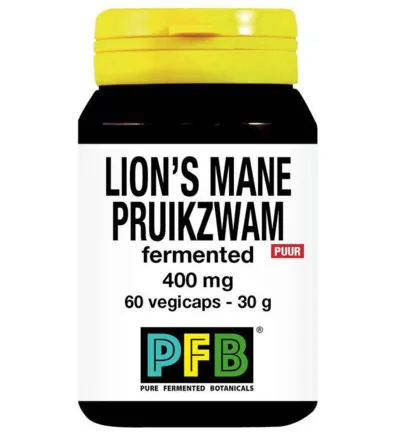 Snp Lions mane ferment 400 mg puur (60 vega capsules)