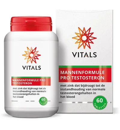 Vitals Mannenformule pro testosteron vit (60 tabletten)