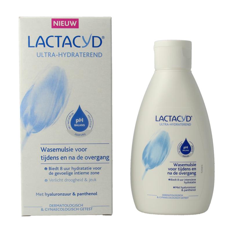 Lactacyd Wasemulsie ultra hydraterend o vergang (200 ml)