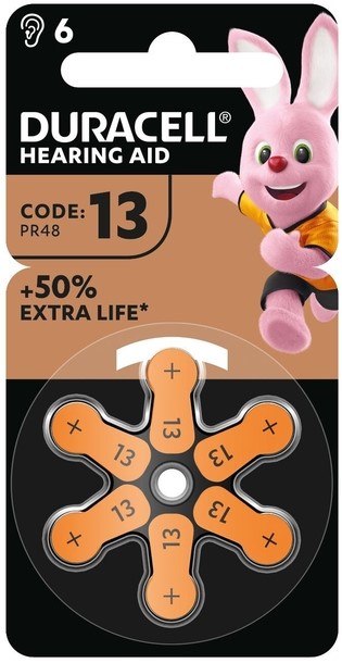Duracell Hearing aid AID 13 (6 stuks)