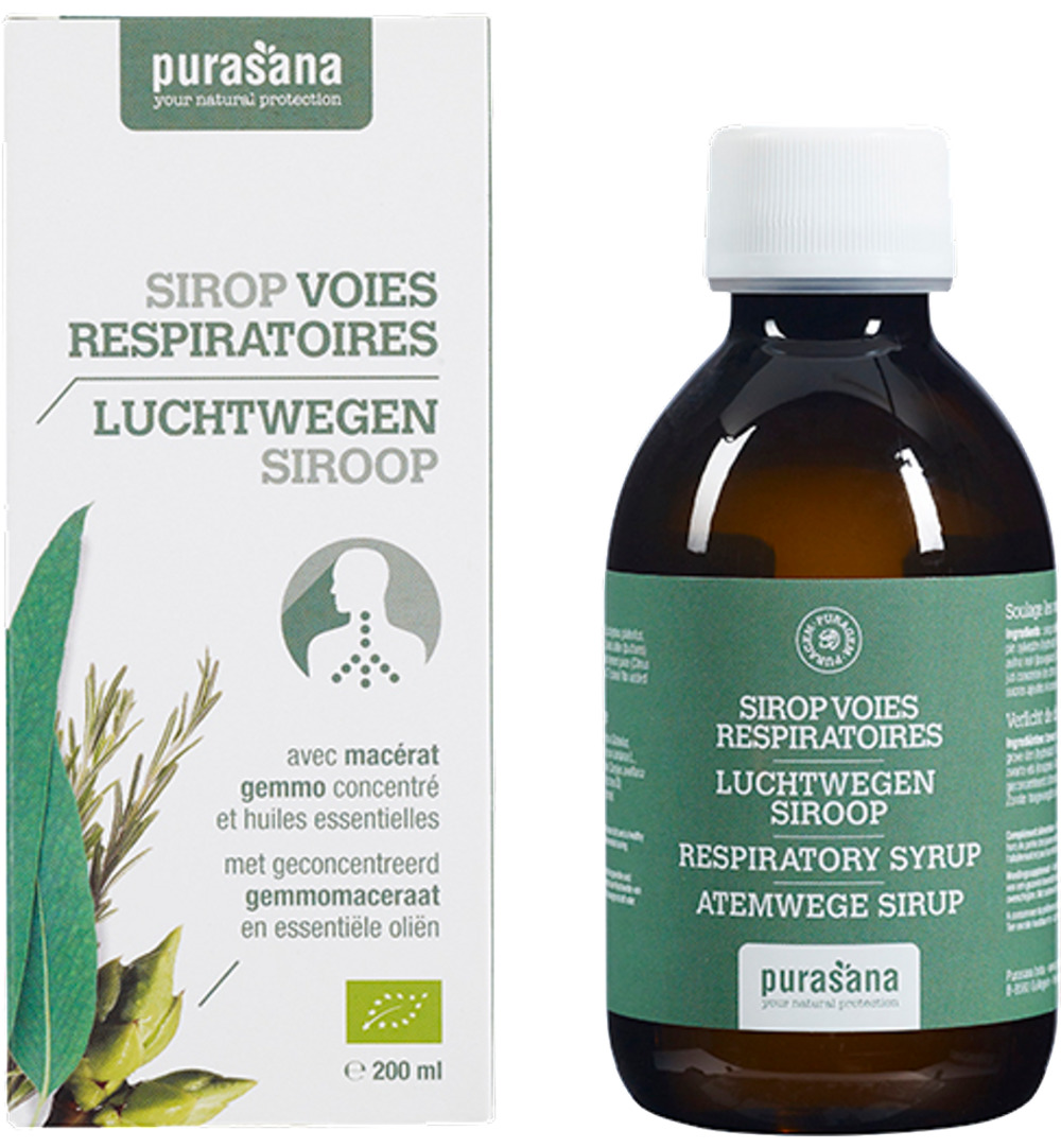 Purasana Puragem Luchtwegen Siroop Bio (200 ml)