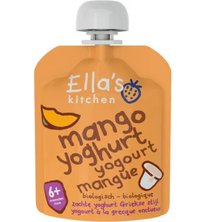 Ella'S Kitchen Mango Yoghurtgriekse Stijl 6+ Maanden Bio (90 gr)