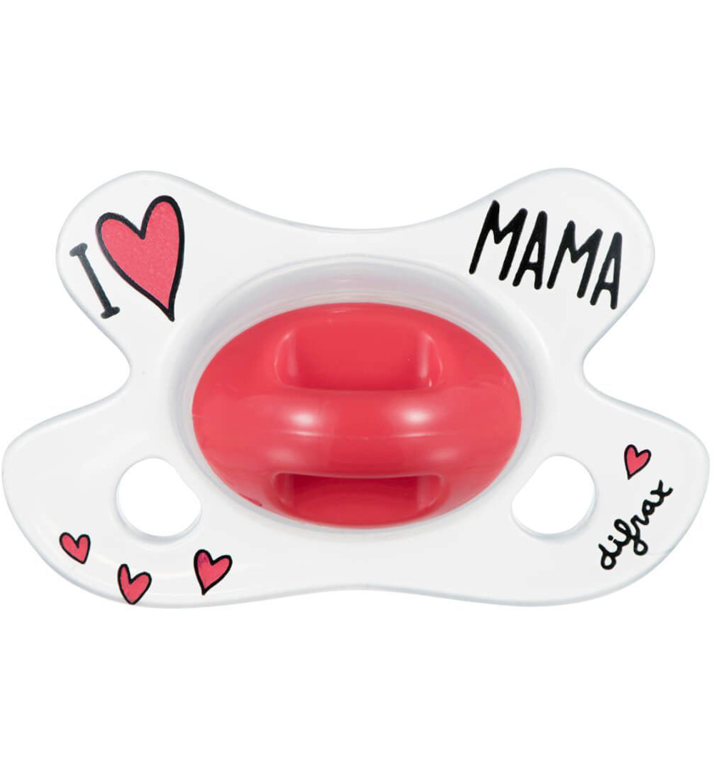 Difrax Fopspeen newborn I love (1 stuk)