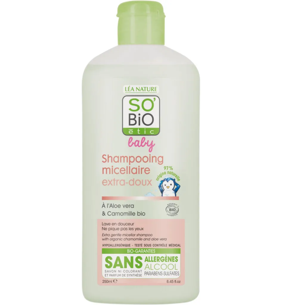 So Bio Etic Baby shampoo micellair (250 ml)