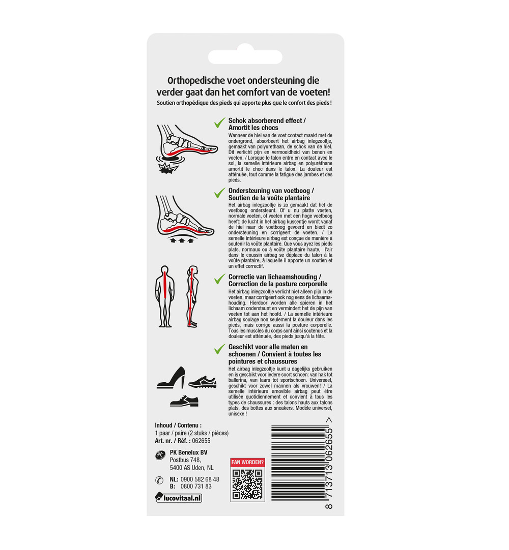 Lucovitaal Voetondersteuning (1 paar)