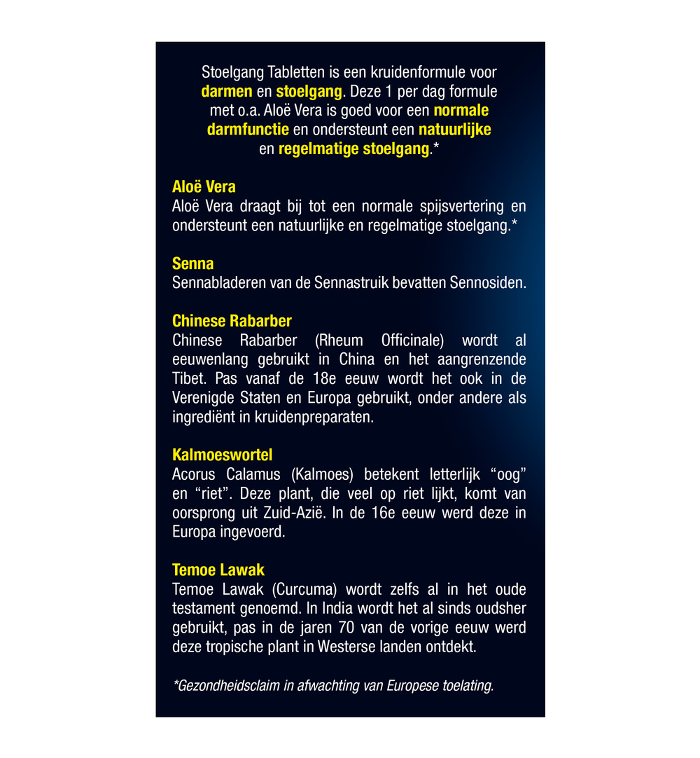 Lucovitaal Stoelgang Met Senna (60 tabletten) - image 5