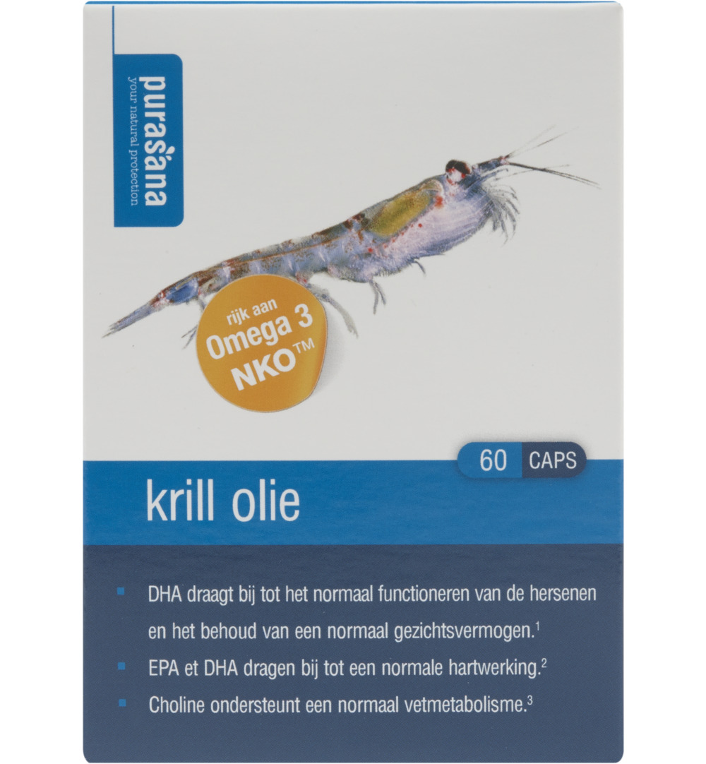 Purasana Krill Olie/Huile (60 capsules)