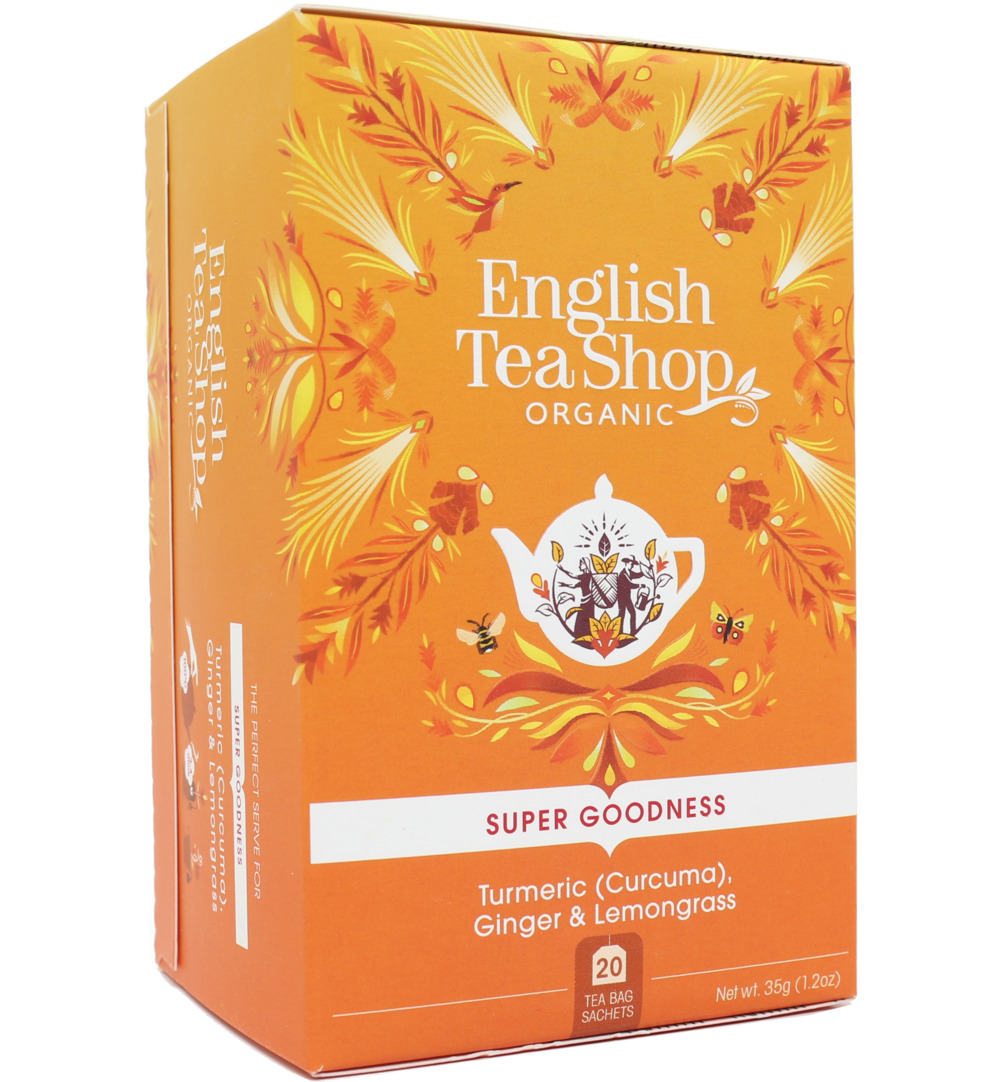 English Tea Shop Turmeric ginger & lemongrass bio (20 zakjes)