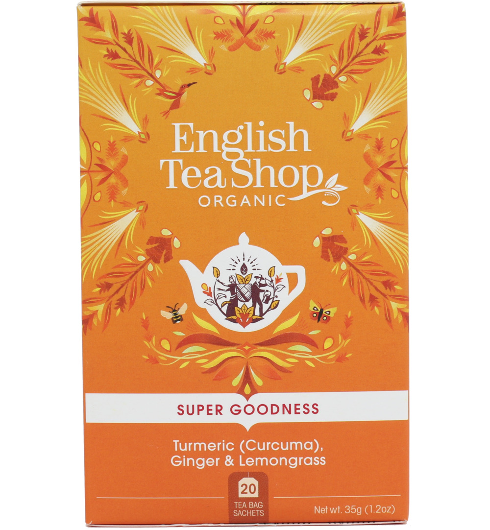 English Tea Shop Turmeric ginger & lemongrass bio (20 zakjes)