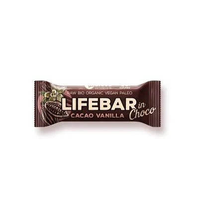 Lifefood Lifebar Inchoco Raw Chocolade Vanille Bio (40 gr)