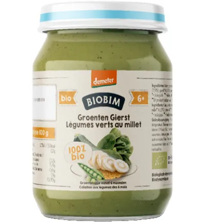 Biobimgroenten gierst 6+ maanden demeter bio (190 gr)