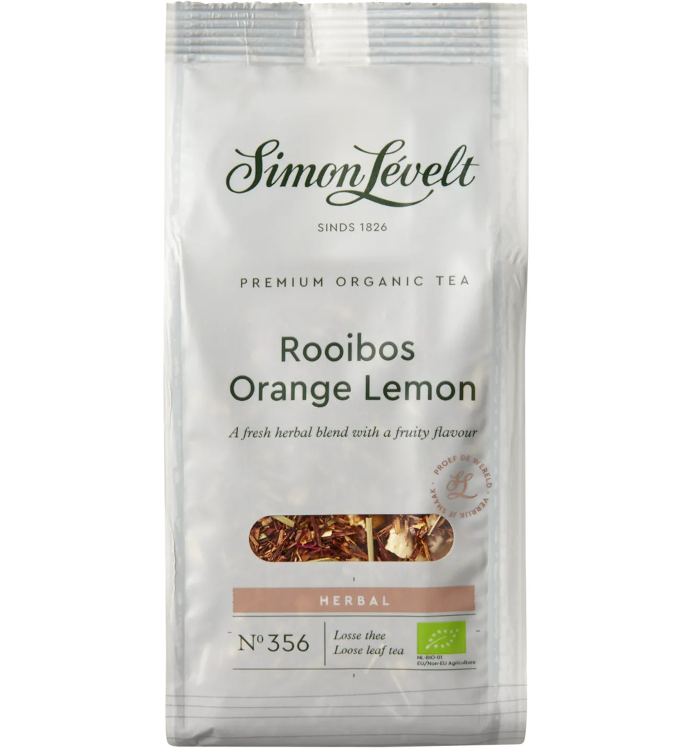 Simon Levelt Rooibos orange lemon bio (110 gr)