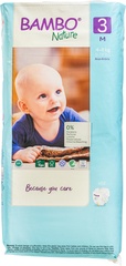 Bambo Nature Babyluier midi 3 4-8kg (52 stuks)