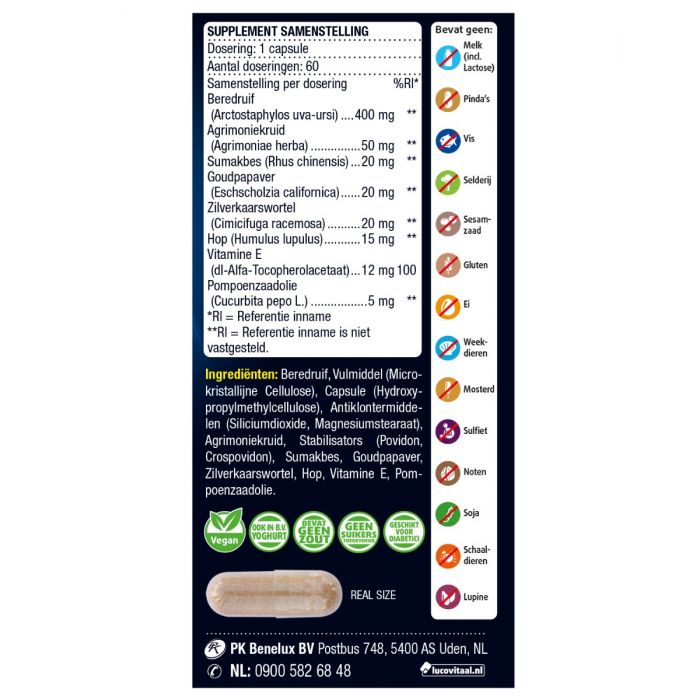 Lucovitaal Urilady (60 capsules) - image 4