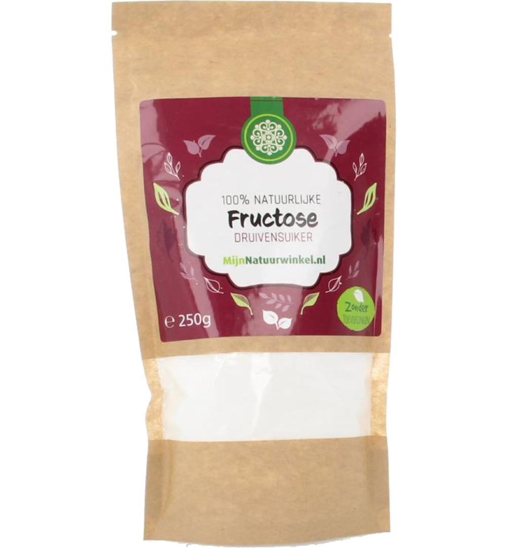 Mijnnatuurwinkel Fructose Druiven Suiker (250 gr)