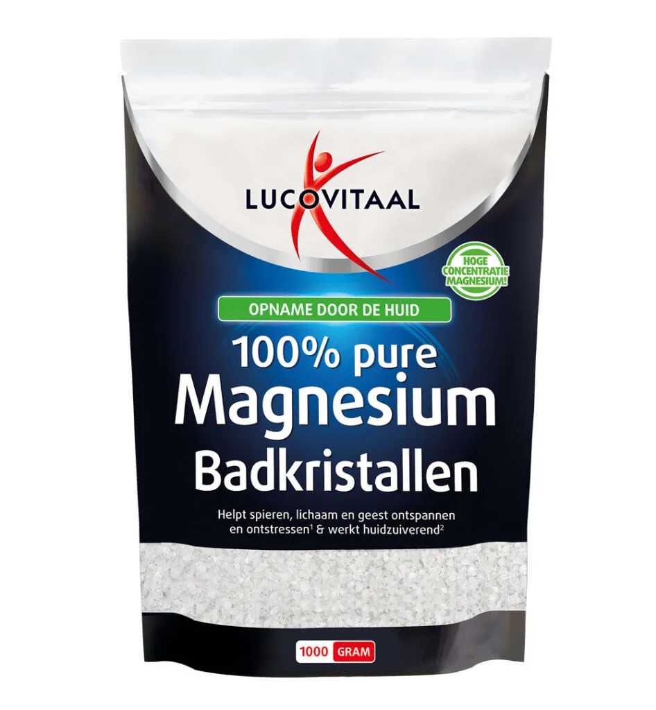 Lucovitaal Magnesium Badkristallen (1000 gr)