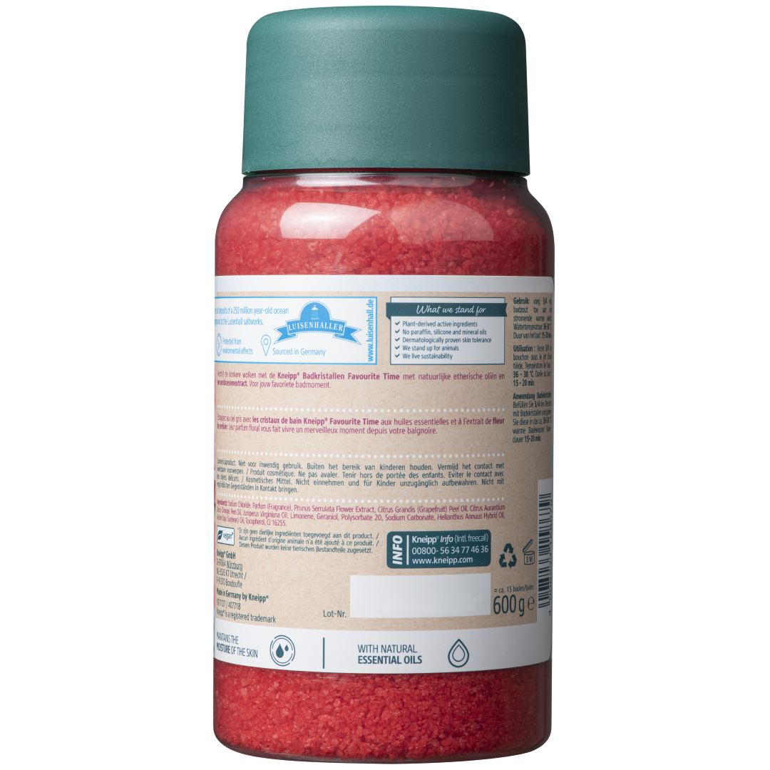 Kneipp Badkristallen favourite time cherry blossom (600 gr) - image 2