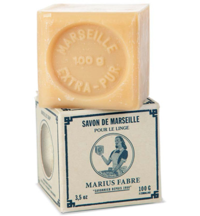 Marius Fabre Savon Marseille zeep in doos blanc (100 gr)