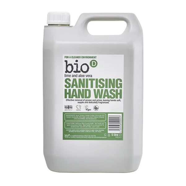 Bio-D Handzeep vloeibaar limoen & aloe (5000 ml)