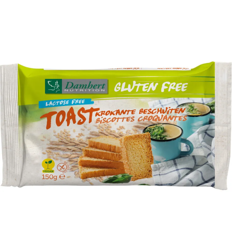 Damhert Toast Glutenvrij (150 gr)