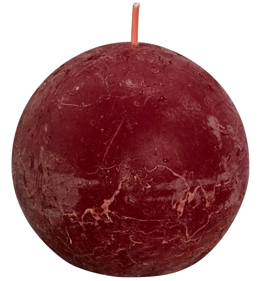 Bolsius Rustiek Bolkaars Shine 76 Velvet Red (1 stuk)