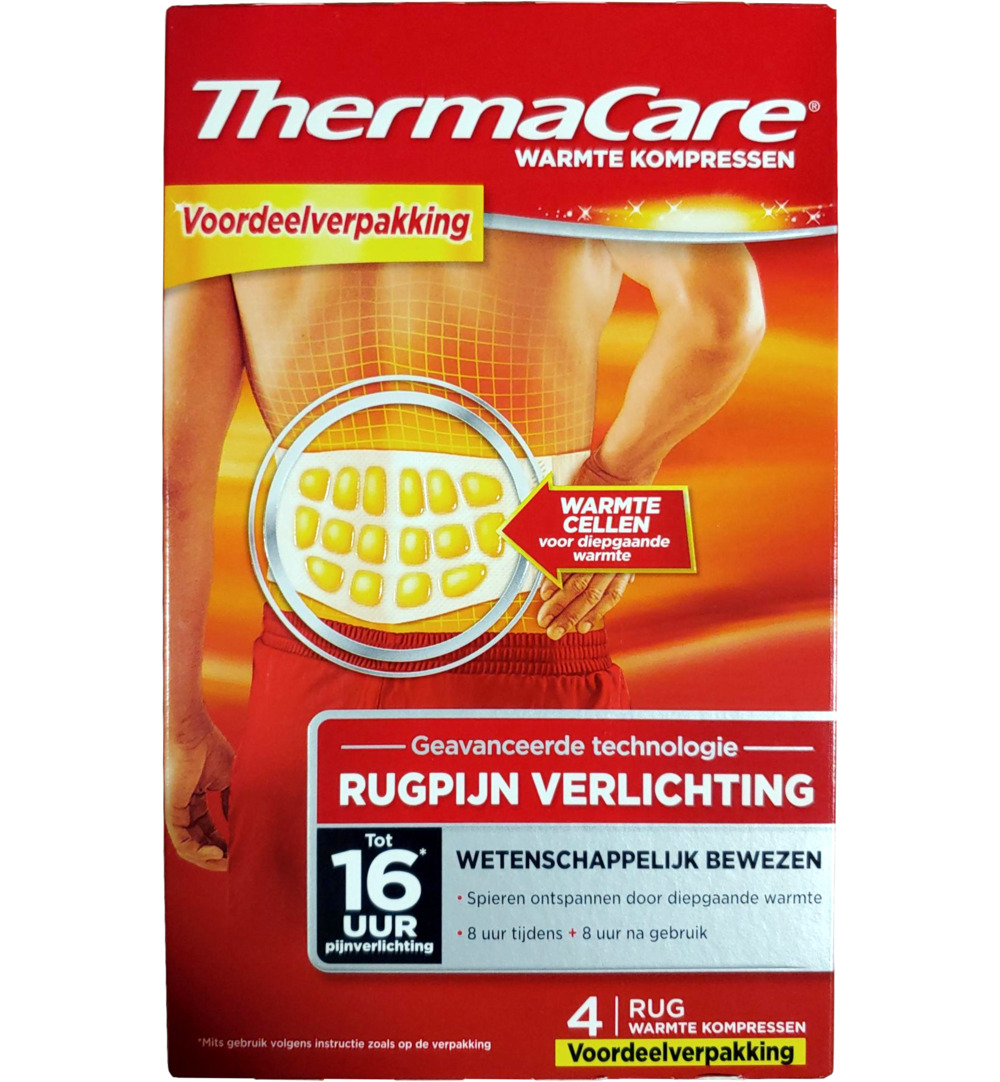 Thermacare Promopack Rug Kompres (4 stuks)