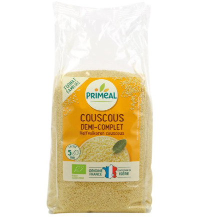 Priméal Couscous half volkoren bio (1000 gr)